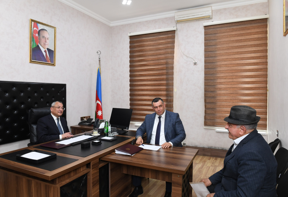 Dövlət Komitəsində keçmiş məcburi köçkünlərin müraciətləri dinlənilib