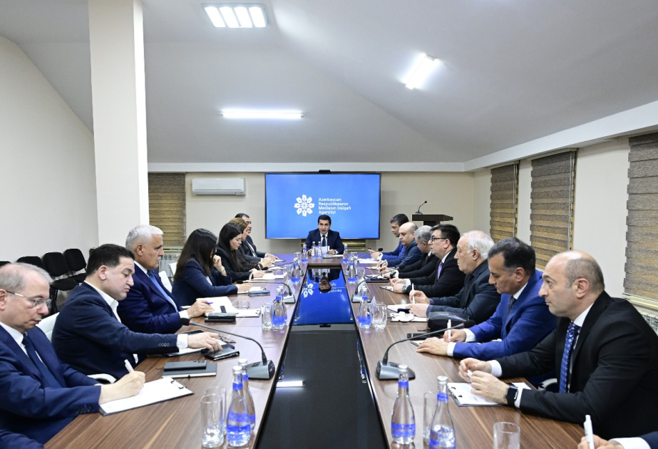Medianın İnkişafı Agentliyində media subyektlərinin rəhbərləri ilə görüş keçirilib