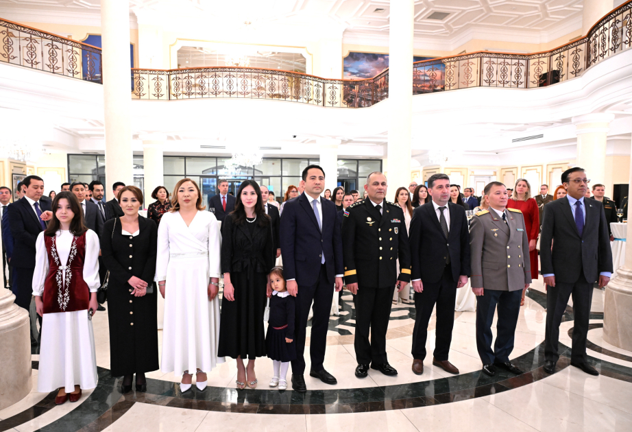 Bakıda Qazaxıstan Respublikasının Vətən Müdafiəçisi Günü qeyd olunub