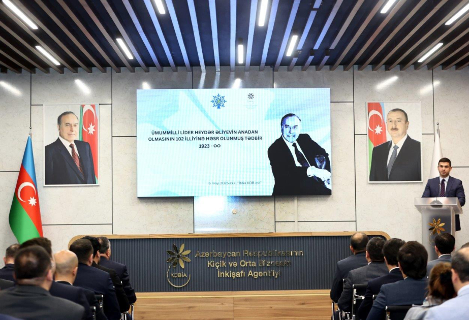 KOBİA-da Heydər Əliyevin anadan olmasının 102 illiyinə həsr olunmuş tədbir keçirilib