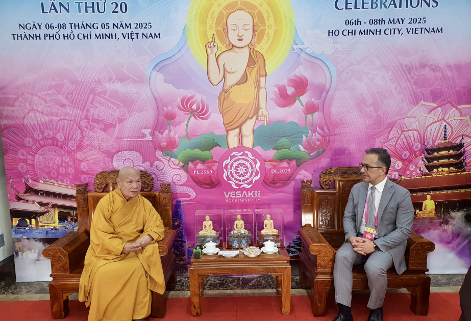 Le président du Conseil international pour la Journée du Vesak est informé le modèle de tolérance de l’Azerbaïdjan
