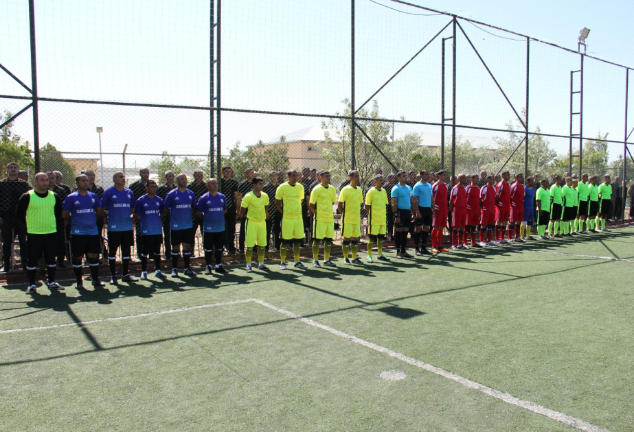Məhkumlar arasında minifutbol turniri təşkil olunub VİDEO