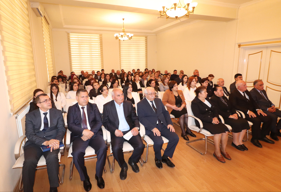 Qazaxda Ümummilli Lider Heydər Əliyevin anadan olmasının 102-ci ildönümünə həsr edilmiş tədbir keçirilib