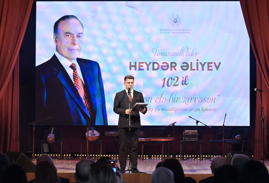 “Sən elə bir zirvəsən” respublika ifa müsabiqəsinin yekun konserti keçirilib