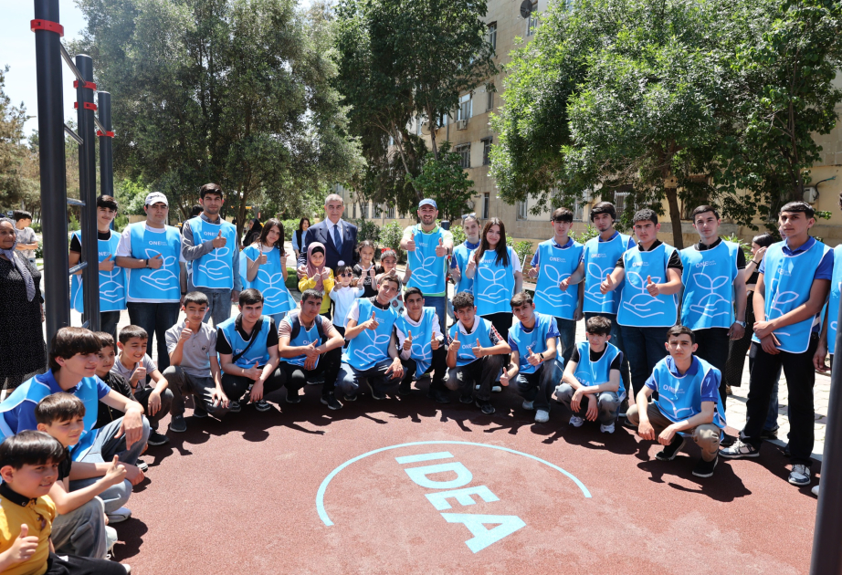 Another renovated courtyard under "Our Courtyard" Project opened for residents' use in Shirvan