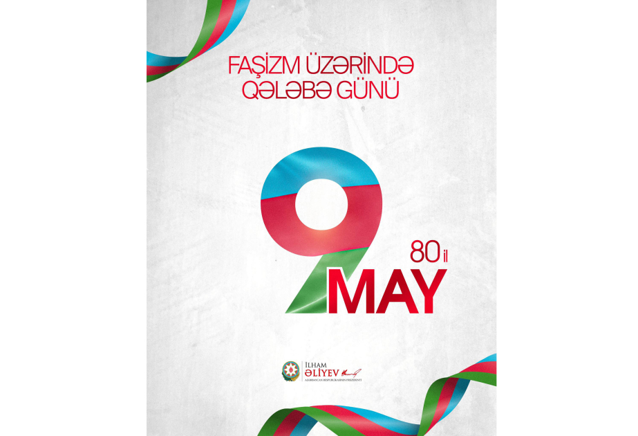 9. Mai: Präsident Ilham Aliyev teilt Beitrag in sozialen Medien