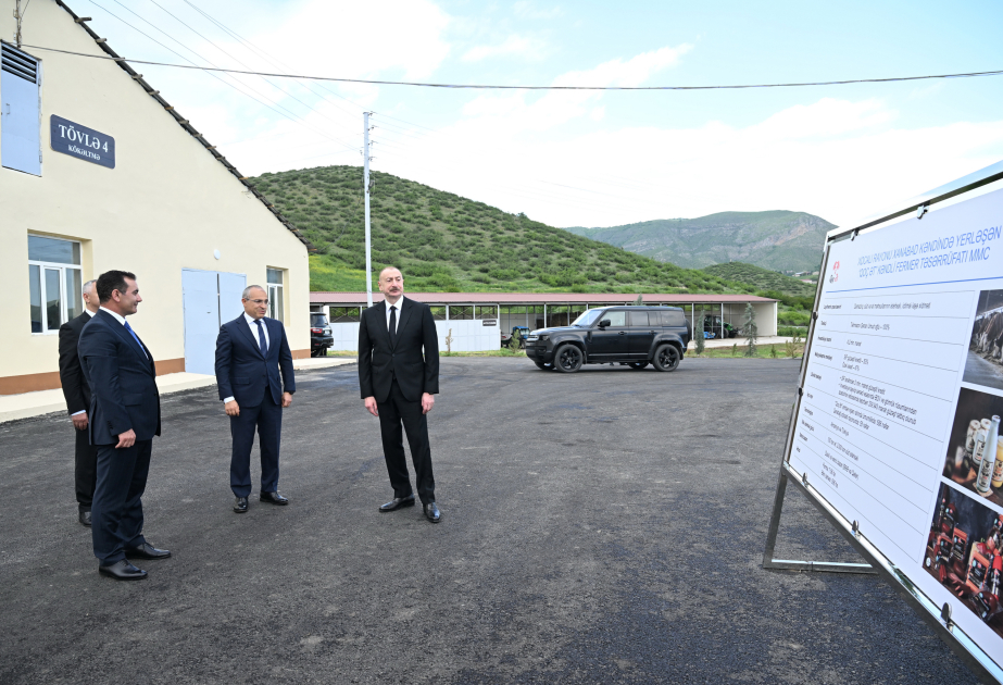 Inauguration d’un complexe d’élevage de la SARL « Qoç Et » dans le village de Khanabad de la région de Khodjaly MIS A JOUR VIDEO