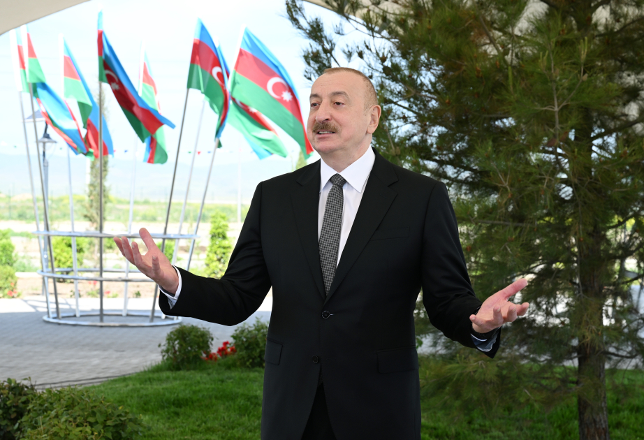 Präsident Ilham Aliyev: Heute sehen wir am Beispiel von Kangarli ein erneuertes Aserbaidschan und ein wiederaufgebautes Karabach