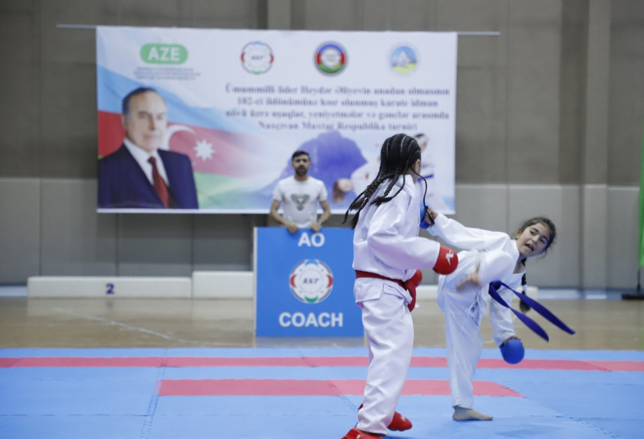 Naxçıvanda Ümummilli Lider Heydər Əliyevin xatirəsinə həsr olunmuş karate turniri təşkil edilib