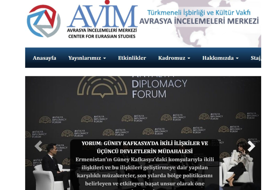 Türkiyəli ekspert: Ermənistan regionda etimad mühiti yaradılması addımından uzaqdır