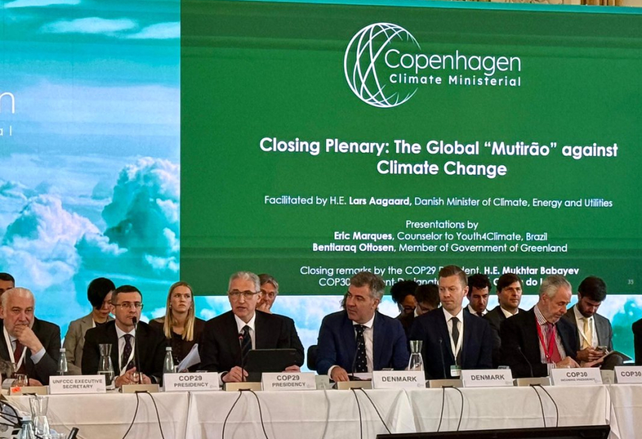 Kopenhagen müzakirələri: Bakı İqlim Birliyi Paktı impulsuna əsaslanan Tərəflər COP30-un uğurlu nəticəsinin təmin edilməsini müzakirə ediblər