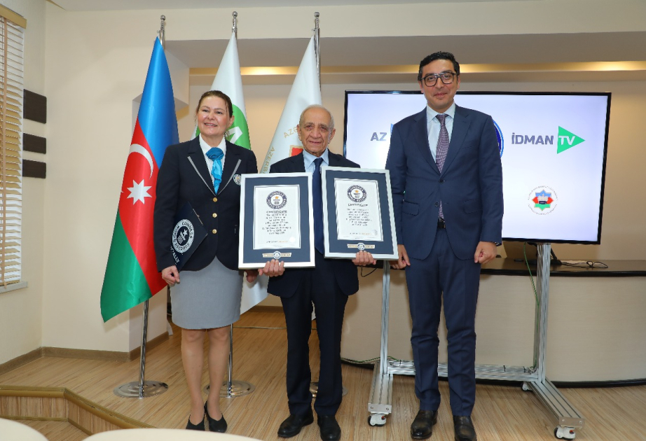 Faig Hasanov's "Chess Club" program enters Guinness World Records as longest-running sports TV programme