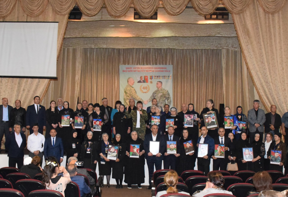 Qubada Vətən Müharibəsi Qəhrəmanı şəhid Mehrab Niftəliyevin xatirəsi anılıb