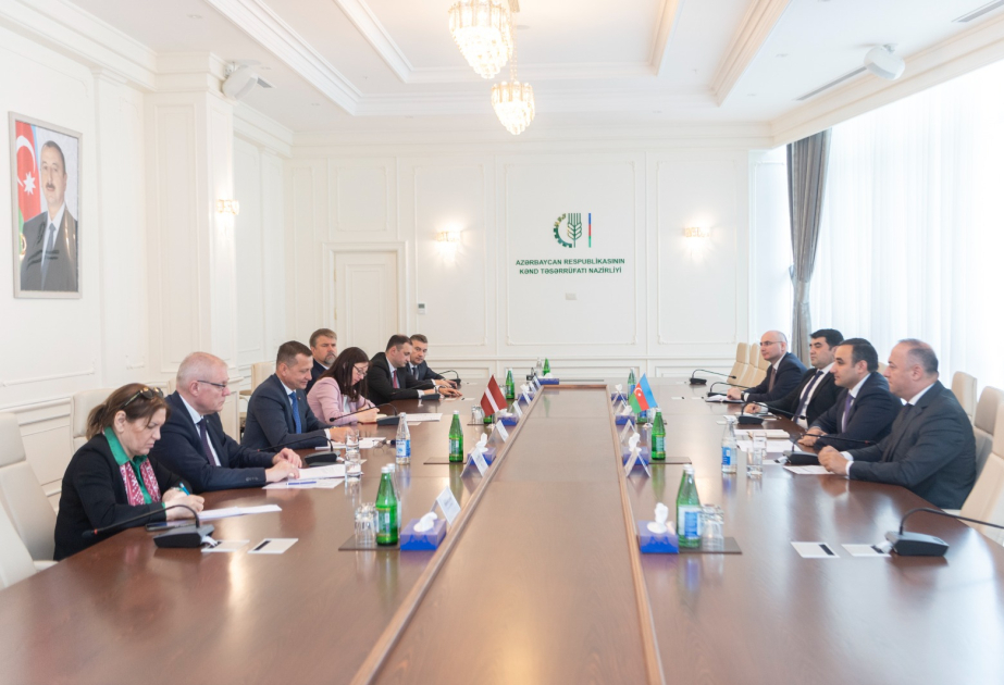 Azerbaiyán y Letonia discutieron cuestiones de cooperación en el sector agrícola
