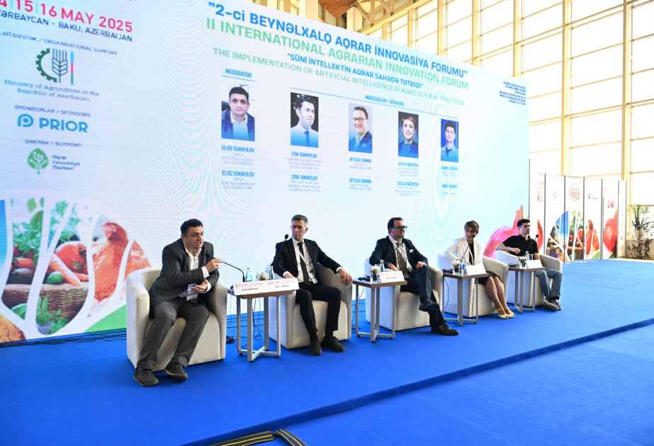 Baku hosts conference on "Implementation of artificial intelligence in agricultural practices" VİDEO