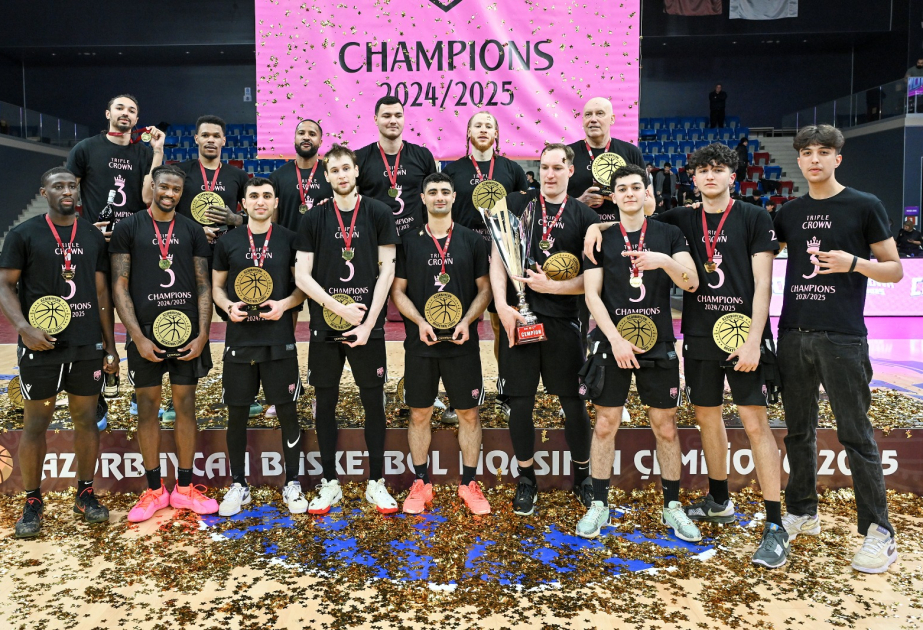 Команда «Сабах» - победитель Азербайджанской баскетбольной лиги