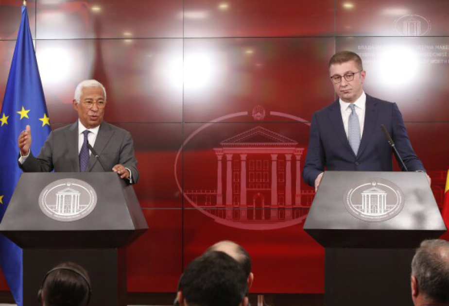 Avropa Şurasının Prezidenti Şimali Makedoniyanın gələcəyini Aİ-də görür