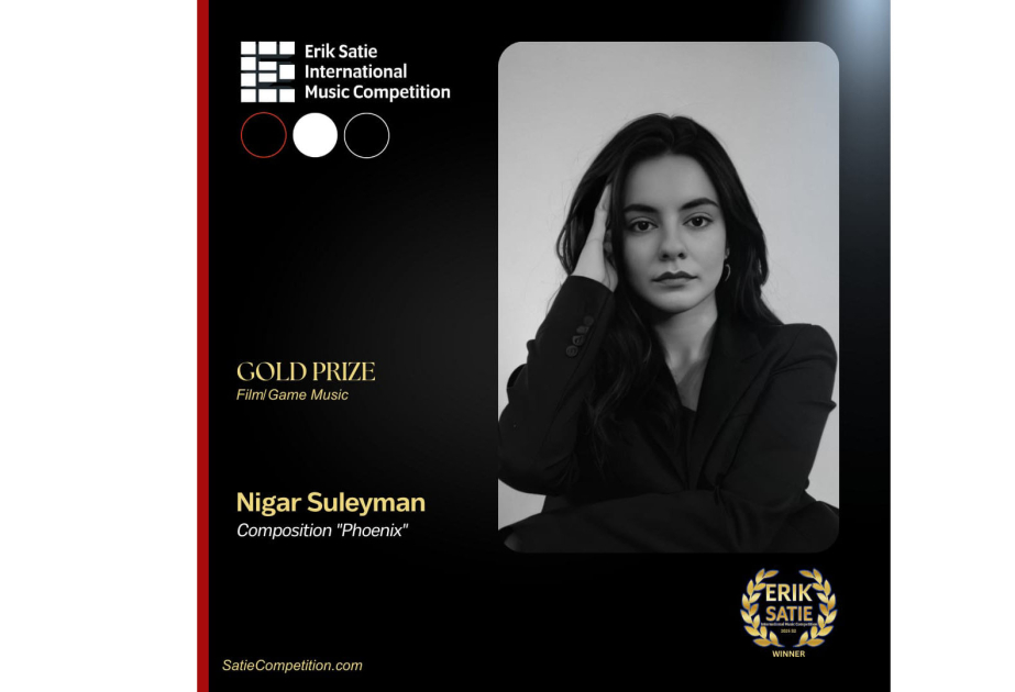 Nigar Süleymanın “Zümrüd quşu” filminə bəstələdiyi saundtrek beynəlxalq mükafata layiq görülüb