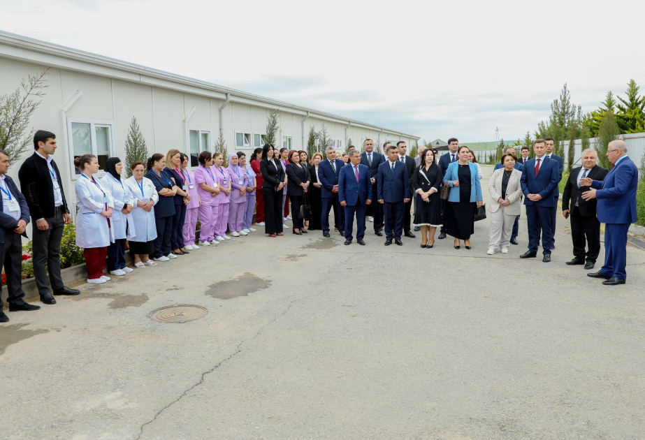 Ağciyər Xəstəlikləri Mərkəzinin Qobustan Regional Xəstəxanasının açılışı olub