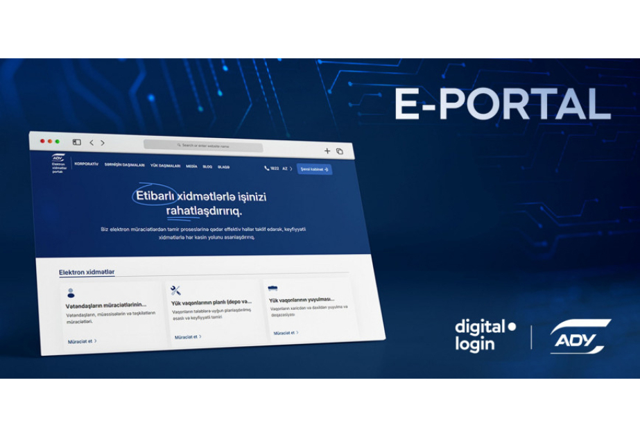 ADY-nin elektron xidmətlər portalı “digital.login”ə inteqrasiya edilib