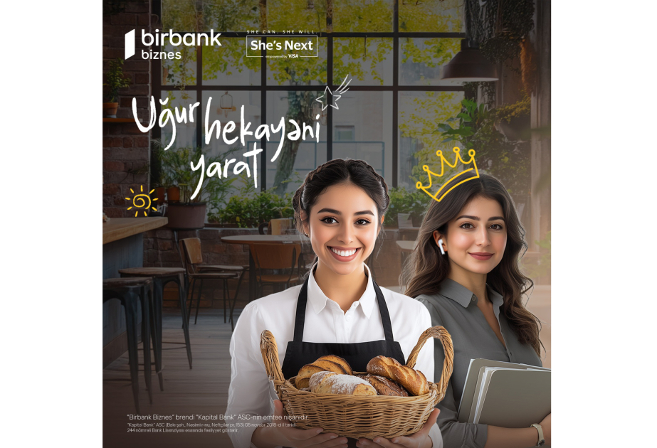 ®  Очередная возможность от Birbank Biznes для женщин-предпринимателей: присоединяйтесь к инициативе She’s Next и получите шанс выиграть 15 000 AZN