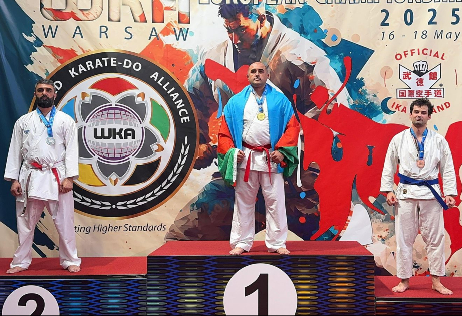 Ağdam, Füzuli və Xocavənd rayonlarında Bərpa, Tikinti və İdarəetmə Xidmətinin əməkdaşı karate üzrə Avropa çempionu olub