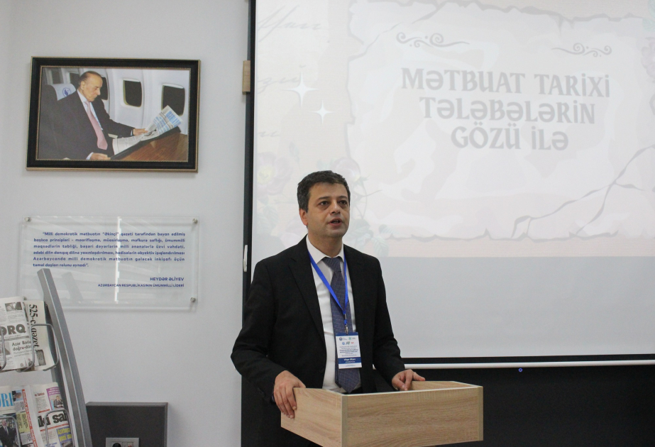 BDU-da “Mətbuat tarixi tələbələrin gözü ilə” adlı açıq dərs keçrilib