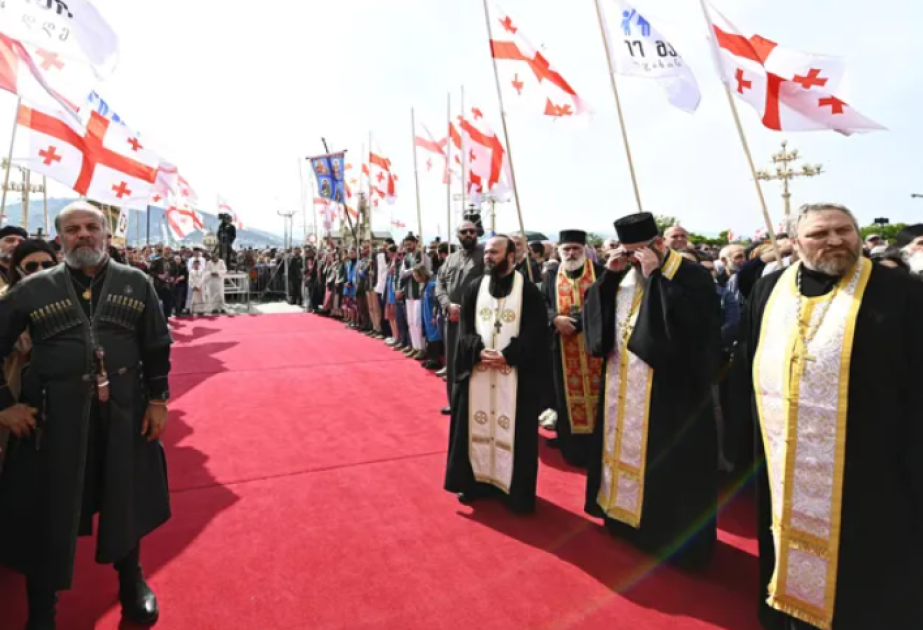 Gürcüstanda Ailə Müqəddəsliyi Günü ilə əlaqədar yürüş keçirilib