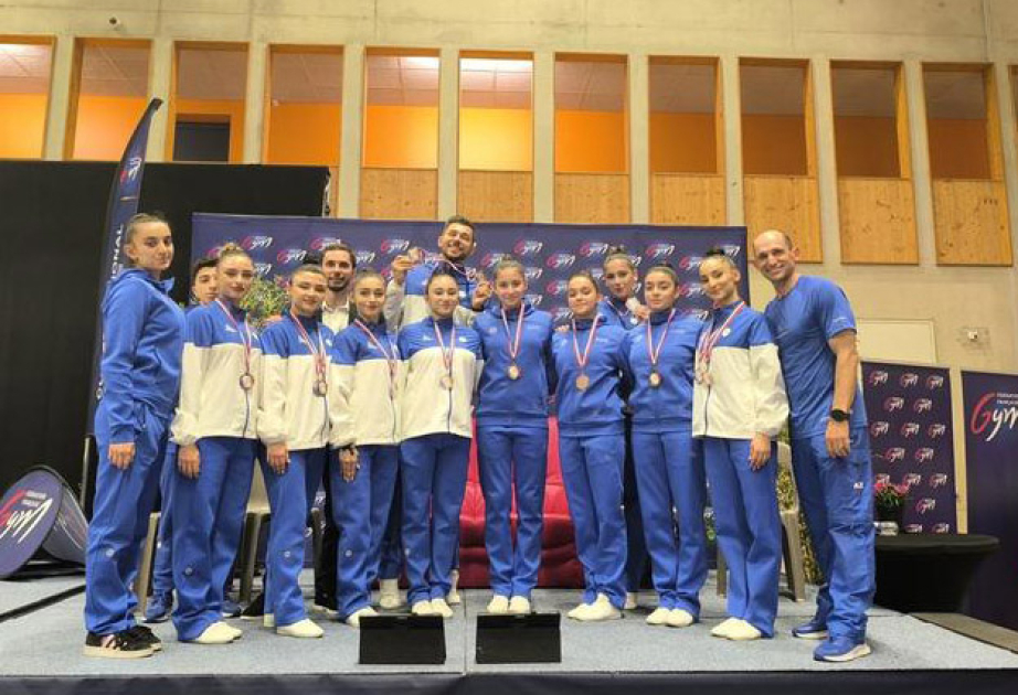 Azərbaycanın aerobika gimnastları Fransada 4 medal qazanıblar
