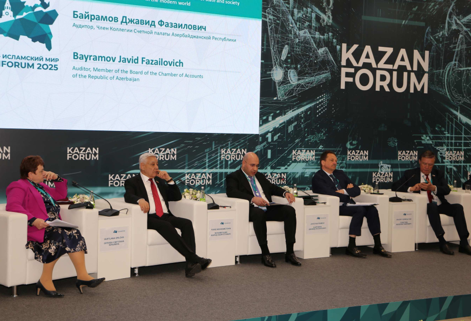 Hesablama Palatasının nümayəndə heyəti “Rusiya-İslam Dünyası: Kazanforum” XVI Beynəlxalq İqtisadi Forumunda iştirak edib