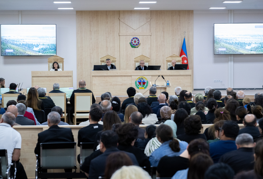 Video footage exposing Armenia's systematic policy of ethnic cleansing against Azerbaijanis in Armenia and formerly occupied territories of Azerbaijan shown in court VIDEO