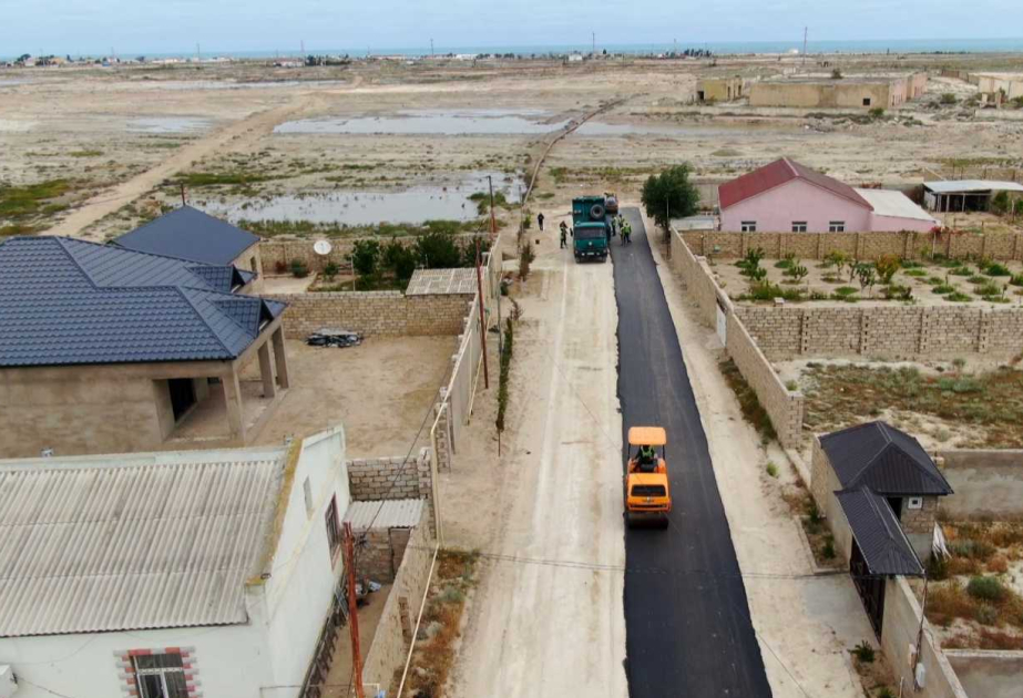 Pirallahı rayonunun 3 küçəsində təmir işləri aparılır