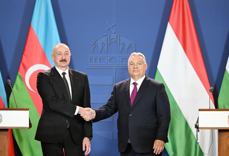 President of Azerbaijan Ilham Aliyev and Prime Minister of Hungary Viktor Orbán delivered press statements VIDEO