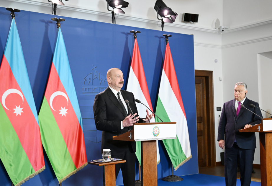 Präsident Ilham Aliyev: Wir arbeiten mit Ungarn im Energiesektor eng zusammen