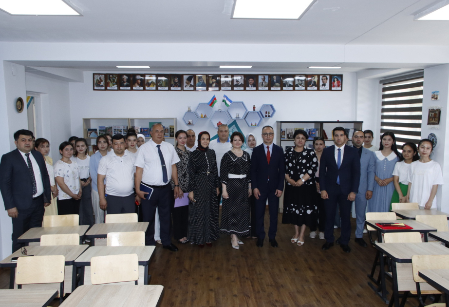 Özbəkistan universitetində Seyid Əzim Şirvani adına auditoriya açılıb