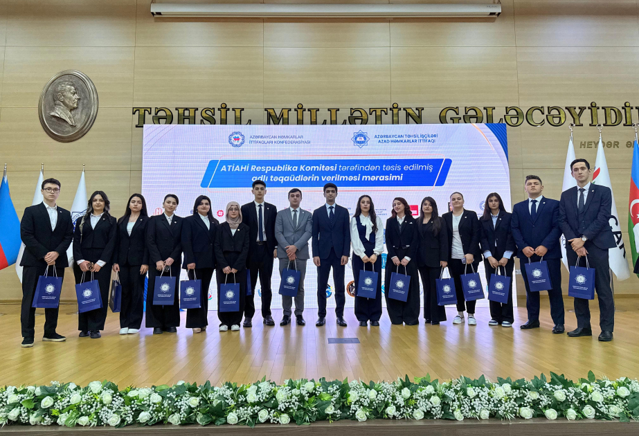 BDU-nun 14 tələbəsinə “Adlı təqaüd” verilib