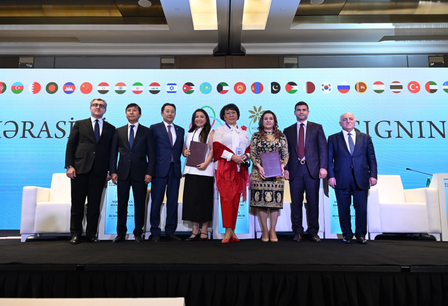 Se firmó un acuerdo de cooperación entre mujeres empresarias de Azerbaiyán y Kazajistán