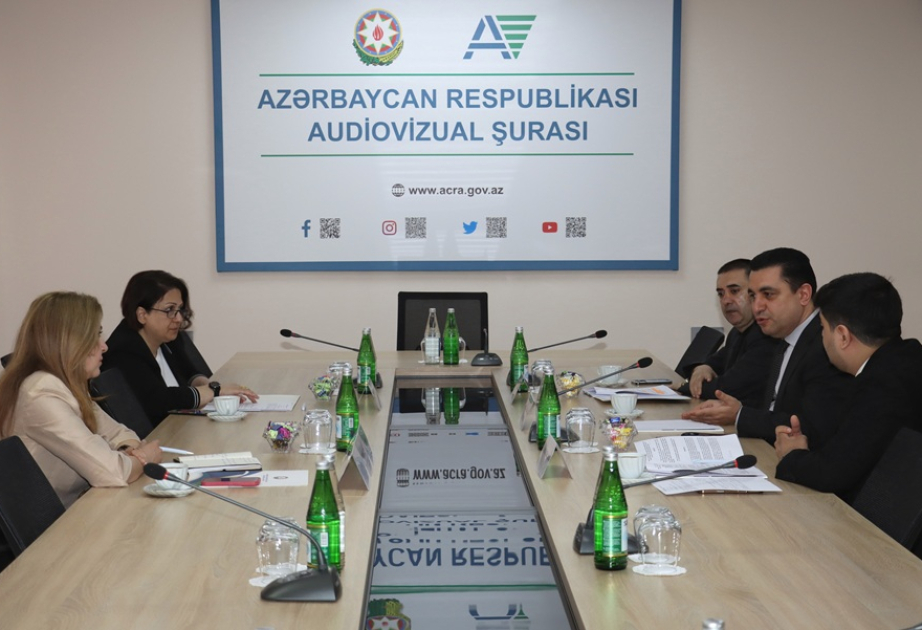 Audiovizual Şurada dövlət büdcəsindən maliyyələşən ümumölkə yerüstü televiziya yayımçılarının nümayəndələri ilə görüş keçirilib