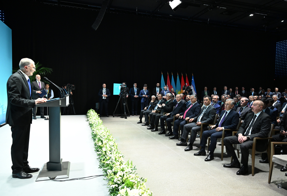 President Ilham Aliyev attended award ceremony for Nobel Prize laureate Aziz Sancar receiving Alisher Navoi International Prize VIDEO