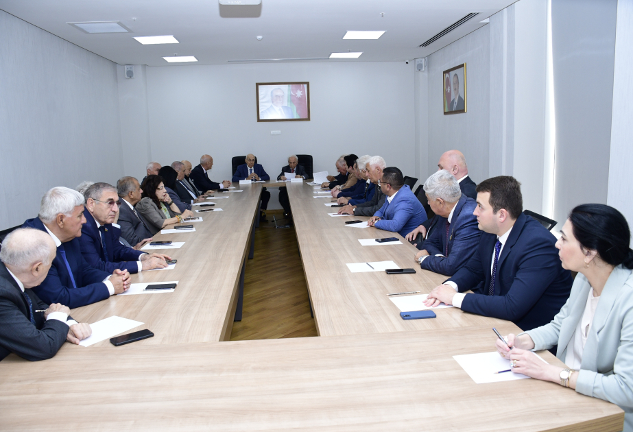 YAP Veteranlar Şurası ilə “Türk Ağsaqqalları arasında Əlaqələrin İnkişafı” İctimai Birliyi arasında görüş olub