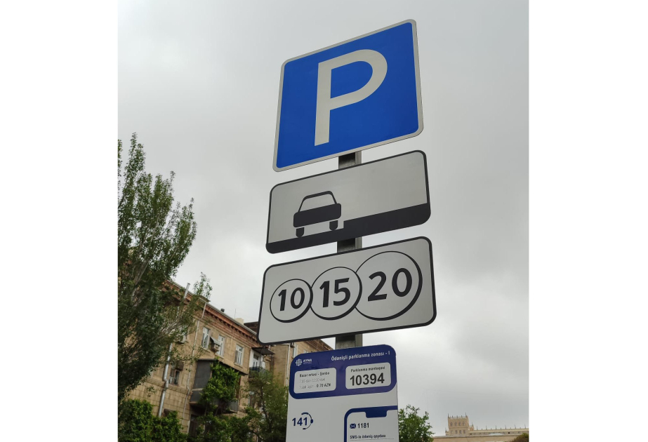 Bakıda parklanma məntəqələri vahid nömrə ilə qeyd edilir