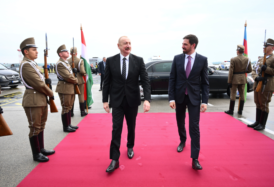 Finaliza la visita de trabajo del Presidente Ilham Aliyev a Hungría