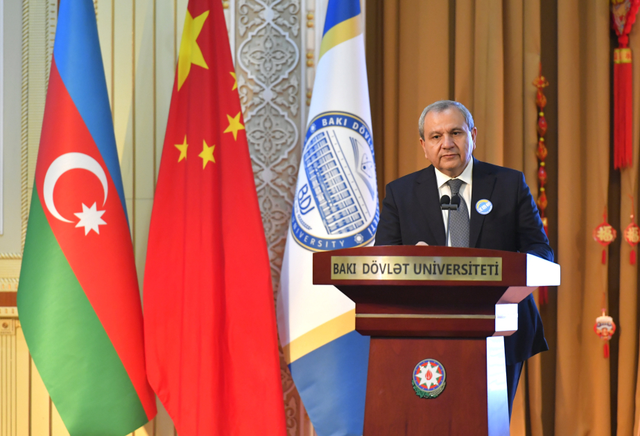 Aserbaidschan-Finale des Wettbewerbs „Brücke der chinesischen Sprache“ an Staatlicher Universität Baku