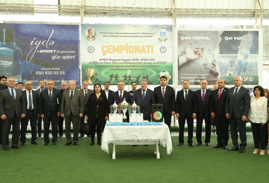 Ulu Öndərin anadan olmasının 102-ci ildönümü və AMEA-nın 80 illiyinə həsr edilmiş minifutbol turniri başa çatıb