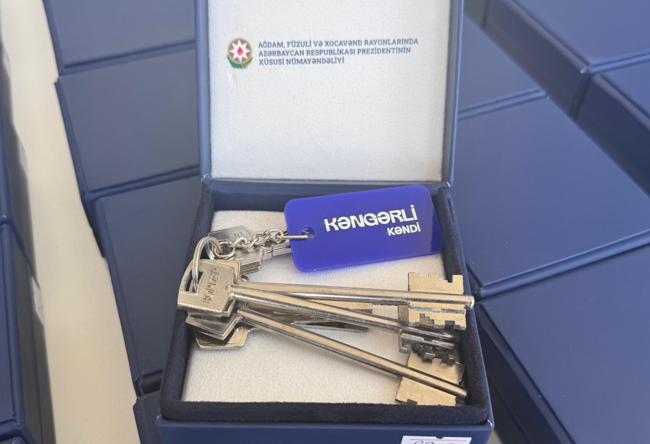 49 more families relocated to Kangarli village of Aghdam district get house keys