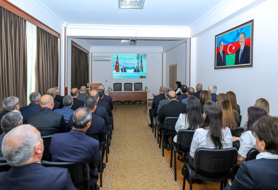 Naxçıvanda “Ümummilli Lider Heydər Əliyev müstəqil Azərbaycan Konstitusiyasının müəllifidir” mövzusunda tədbir keçirilib