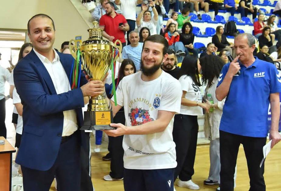 Azərbaycanda həndbol üzrə mövsümə yekun vurulub, qaliblər mükafatlandırılıb