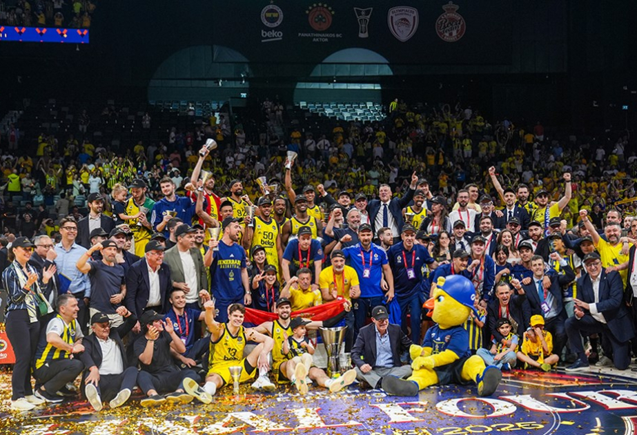 "Fənərbağça" basketbol klubu Avroliqanın qalibi olub
