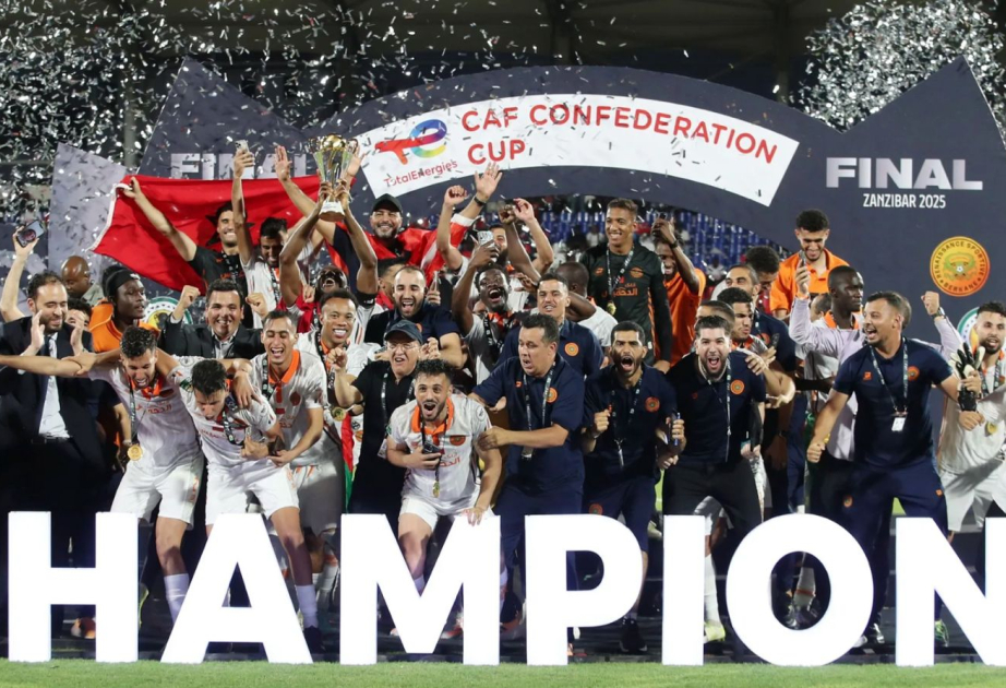 فريق نهضة بركان المغربي يفوز بكأس الكونفدرالية الإفريقية