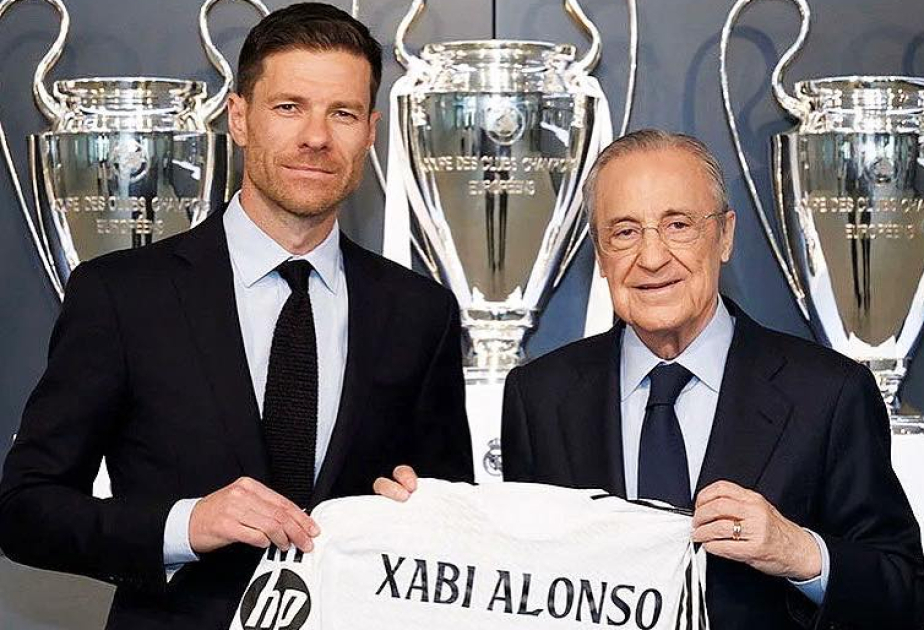 “Real Madrid” yeni baş məşqçisi Xabi Alonsonu ictimaiyyətə təqdim edib